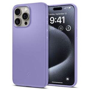 Spigen Thin Fit - dėklas skirtas Apple iPhone 15 Pro Purple