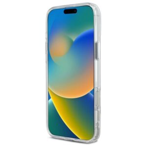 Karl Lagerfeld IML Metal Choupette Head MagSafe - dėklas skirtas Apple iPhone 16 Pro white - Image 5