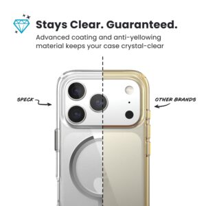 Speck Presidio Perfect Clear MagSafe - Case Apple iPhone 17 Pro Max Clear / Silver - Image 4