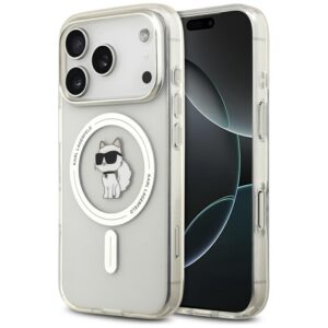 Karl Lagerfeld IML Choupette MagSafe - dėklas skirtas Apple iPhone 17 Pro transparent - Image 1