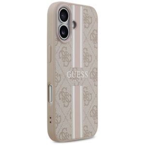Guess 4G Printed Stripes MagSafe - Case Apple iPhone 17 pink - Image 4