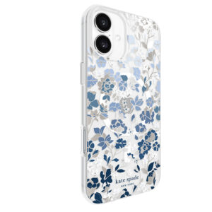 Kate Spade New York Protective Gems MagSafe - dėklas skirtas Apple iPhone 16 Plus Flowerbed Blue - Image 3