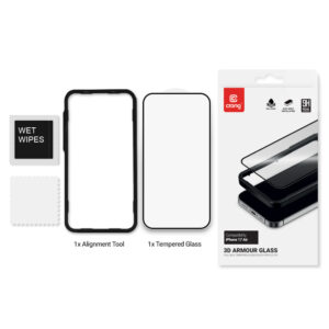 Crong 3D Armour Glass - Apsauginis stiklas Apple iPhone Air + Installation Frame - Image 2