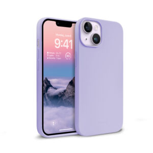 Crong Color Cover Liquid Silicone dėklas skirtas Apple iPhone 14 Max Purple - Image 1