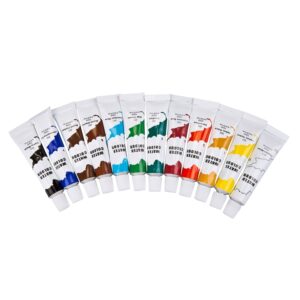 Watercolor paints in 12ml tubes 12 pcs. - Image 2