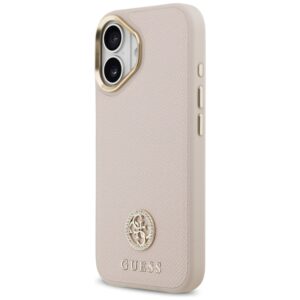 Guess Grained Strass Logo MagSafe - dėklas skirtas Apple iPhone 17 pink - Image 2