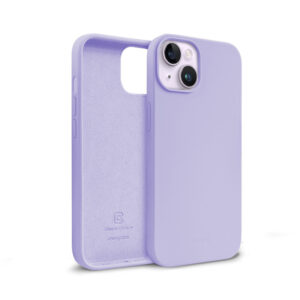 Crong Color Cover Liquid Silicone dėklas skirtas Apple iPhone 14 Max Purple - Image 2
