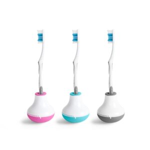 Quirky Bobble Brush - Timer for tooth brushing with handle (Blue) - Image 2