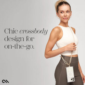Case-Mate Phone Crossbody Rope - Shoulder virvelė telefonui Beige - Image 5