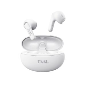 Trust Yavi - Wireless Earbuds Bluetooth TWS su Charging Case & ENC baltos spalvos - Image 6
