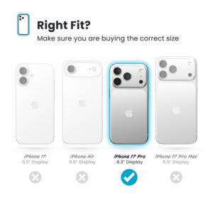 Speck Presidio2 Grip MagSafe - Apple iPhone 17 Pro Case Deep Sea/Silver Metallic - Image 6