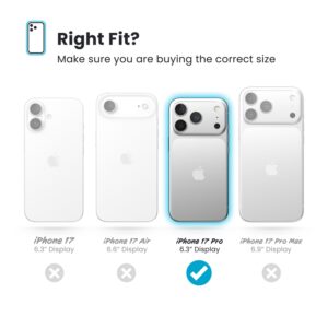 Speck Presidio Perfect-Clear - dėklas skirtas Apple iPhone 17 Pro Clear - Image 6