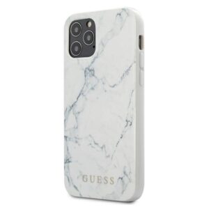 Guess Marble - Case Apple iPhone 12 Pro Max white - Image 1