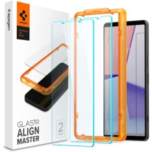 Spigen Glas.TR EZ Fit 2-Pack - Apsauginis stiklas skirtas Sony Xperia 1 V  2 pieces - Image 1