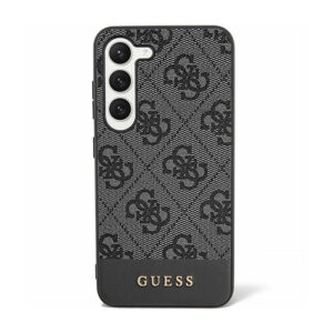 Guess 4G Bottom Stripe Metal Logo Collection - Samsung Galaxy S24 Case black - Image 2