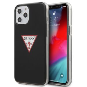 Guess Triangle Logo - dėklas skirtas Apple iPhone 12 Pro Max black - Image 1
