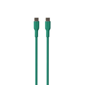 PURO ICON Soft Cable - Kabel USB-C do USB-C 1.5 m Jade - Image 2