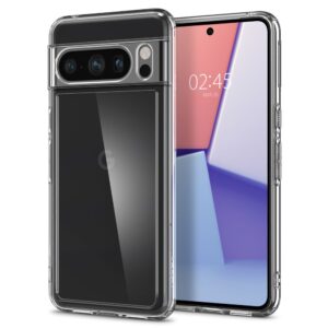 Spigen Ultra Hybrid - dėklas skirtas Google Pixel 8 Pro Transparent