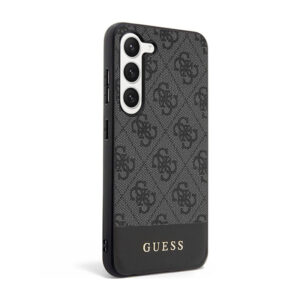 Guess 4G Bottom Stripe Metal Logo Collection - Samsung Galaxy S24 Case black - Image 3