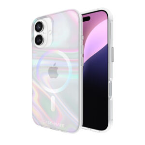 Case-Mate Soap Bubble MagSafe - dėklas skirtas Apple iPhone 16 Iridescent - Image 1