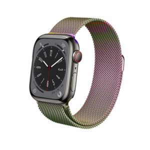 Crong Milano Steel – Stainless steel apyrankė skirta Apple Watch 38/40/41/42 mm iridescent - Image 3