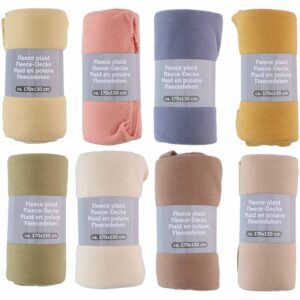 Fleece blanket 170x130 (Coral) - Image 2