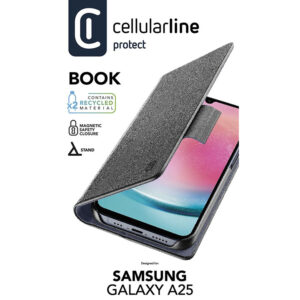 Cellularline Book dėklas - dėklas Samsung Galaxy A25 5G black - Image 2