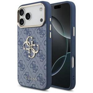 Guess 4G Big 4G Classic Logo - dėklas skirtas Apple iPhone 17 Pro Max Blue / Gold - Image 1