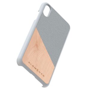 Nordic Elements Original Hel - dėklas skirtas Apple iPhone Xs Max su real maple wood Light Grey - Image 1