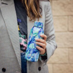 Quokka Solid - Stainless Steel Thermal Bottle 510 ml (Blue Irises) - Image 5