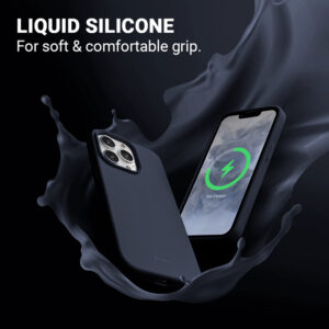 Crong Color Cover Magnetic dėklas skirtas Apple iPhone 13 Pro Max Navy Blue - Image 5