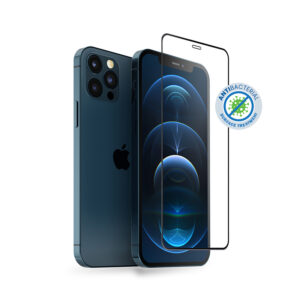 Crong Anti-Bacterial 3D Armor Glass - 9H Apsauginis stiklas skirtas the entire screen of the iPhone 12 / iPhone 12 Pro + installation frame - Image 1