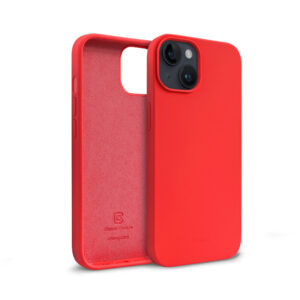 Crong Color Cover Liquid Silicone dėklas skirtas Apple iPhone 14 Max Red - Image 2