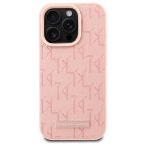 Karl Lagerfeld Hot Stamp MagSafe - dėklas skirtas Apple iPhone 16 Pro Max pink - Image 3