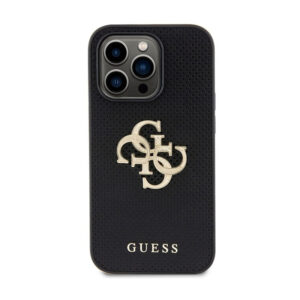 Guess 4G Strass Metal Logo - dėklas skirtas Apple iPhone 15 Pro Max silver - Image 3