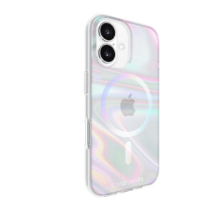 Case-Mate Soap Bubble MagSafe - dėklas skirtas Apple iPhone 16 Iridescent - Image 3
