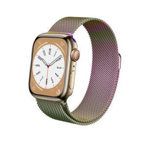 Crong Milano Steel – Stainless steel apyrankė skirta Apple Watch 38/40/41/42 mm iridescent - Image 5