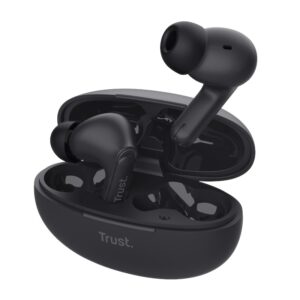 Trust Yavi - Wireless In-Ear Bluetooth TWS Earbuds with Charging Case & ENC Black - Image 1