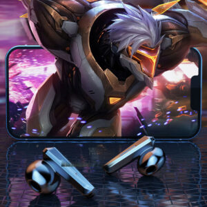 WEKOME VB05 Vanguard Series - Bluetooth V5.3 TWS wireless headphones with charging case Grey - Image 6