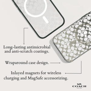 Coach Signature C Ombre MagSafe - dėklas skirtas Apple iPhone 15 Pro Max Deep Forest - Image 6