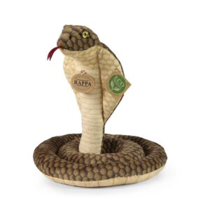 Rappa - Plush Realistic Toy Snake Cobra 127 cm Eco-Friendly