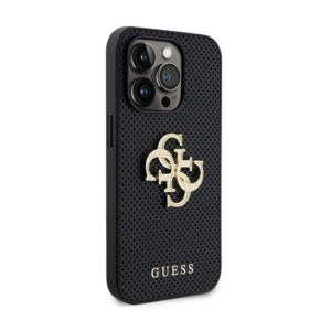 Guess 4G Strass Metal Logo - dėklas skirtas Apple iPhone 15 Pro Max silver - Image 4