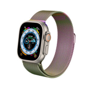 Crong Milano Steel – Stainless steel apyrankė skirta Apple Watch 38/40/41/42 mm iridescent - Image 6