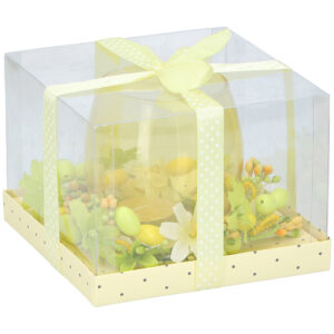 Arti Casa - Candle in Glass Easter 11 cm (Yellow) - Image 2