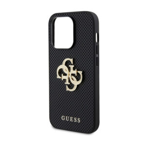 Guess 4G Strass Metal Logo - dėklas skirtas Apple iPhone 15 Pro Max silver - Image 6