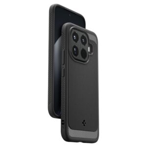 Spigen Rugged Armor dėklas telefonui Xiaomi 15T Pro matinės juodos spalvos - Image 8