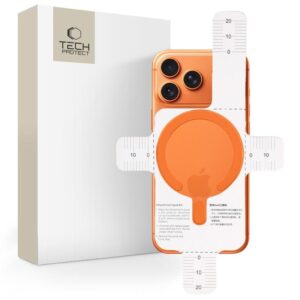 Tech-Protect MMP-200 Magnetic MagSafe žiedas telefonui oranžinės spalvos