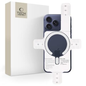 Tech-Protect MMP-200 Magnetic MagSafe žiedas telefonui baltos spalvos