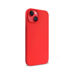 Crong Color Cover Liquid Silicone dėklas skirtas Apple iPhone 14 Max Red - Image 6