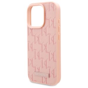 Karl Lagerfeld Hot Stamp MagSafe - dėklas skirtas Apple iPhone 16 Pro Max pink - Image 6